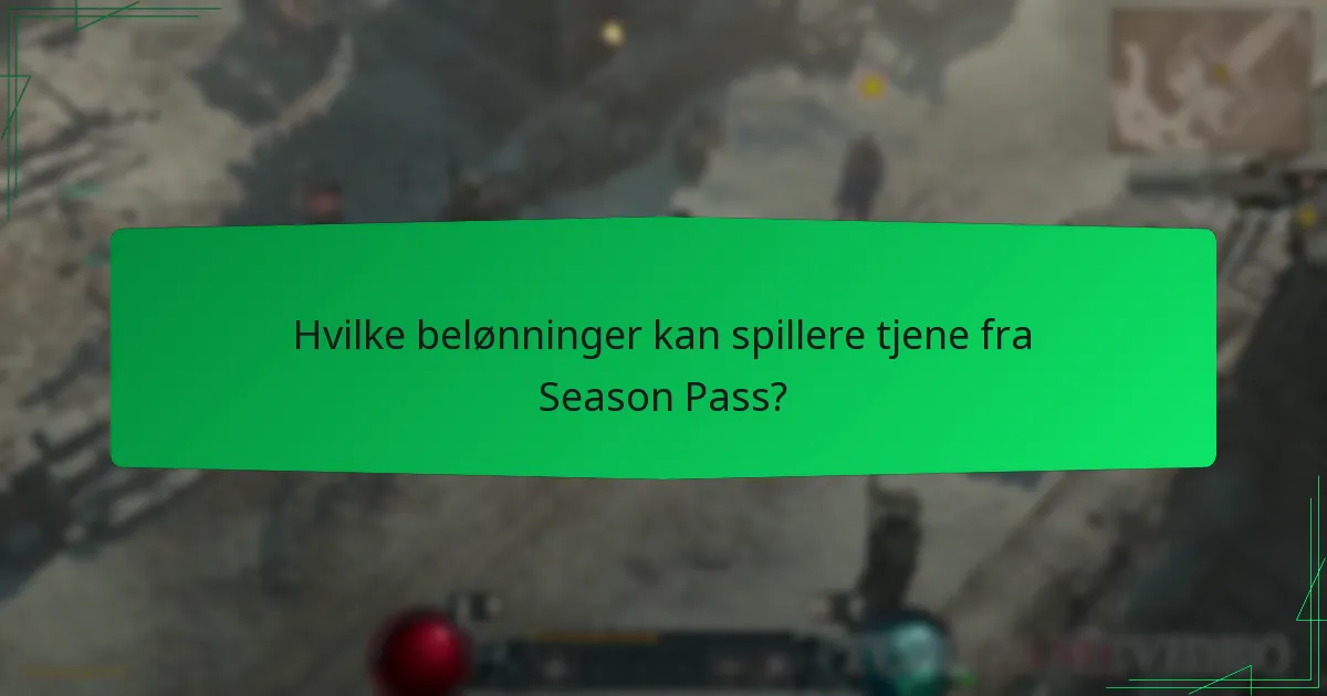 Hvilke belønninger kan spillere tjene fra Season Pass?