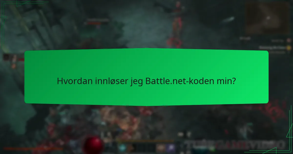 Hvordan innløser jeg Battle.net-koden min?