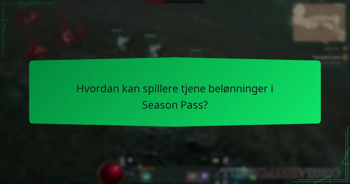Hvordan kan spillere tjene belønninger i Season Pass?